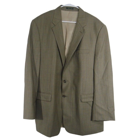 Lauren Ralph Lauren Men Sport Coat XXL Brown 100% Wool - Picture 1 of 14